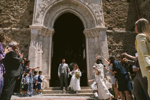 Abbazia Florense, San Giovanni in Fiore · Torre Camigliati, Sila (Cosenza) — la cerimonia — Giovanni e Martina · foto 13